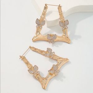 Geometric Butterfly Earrings!🦋